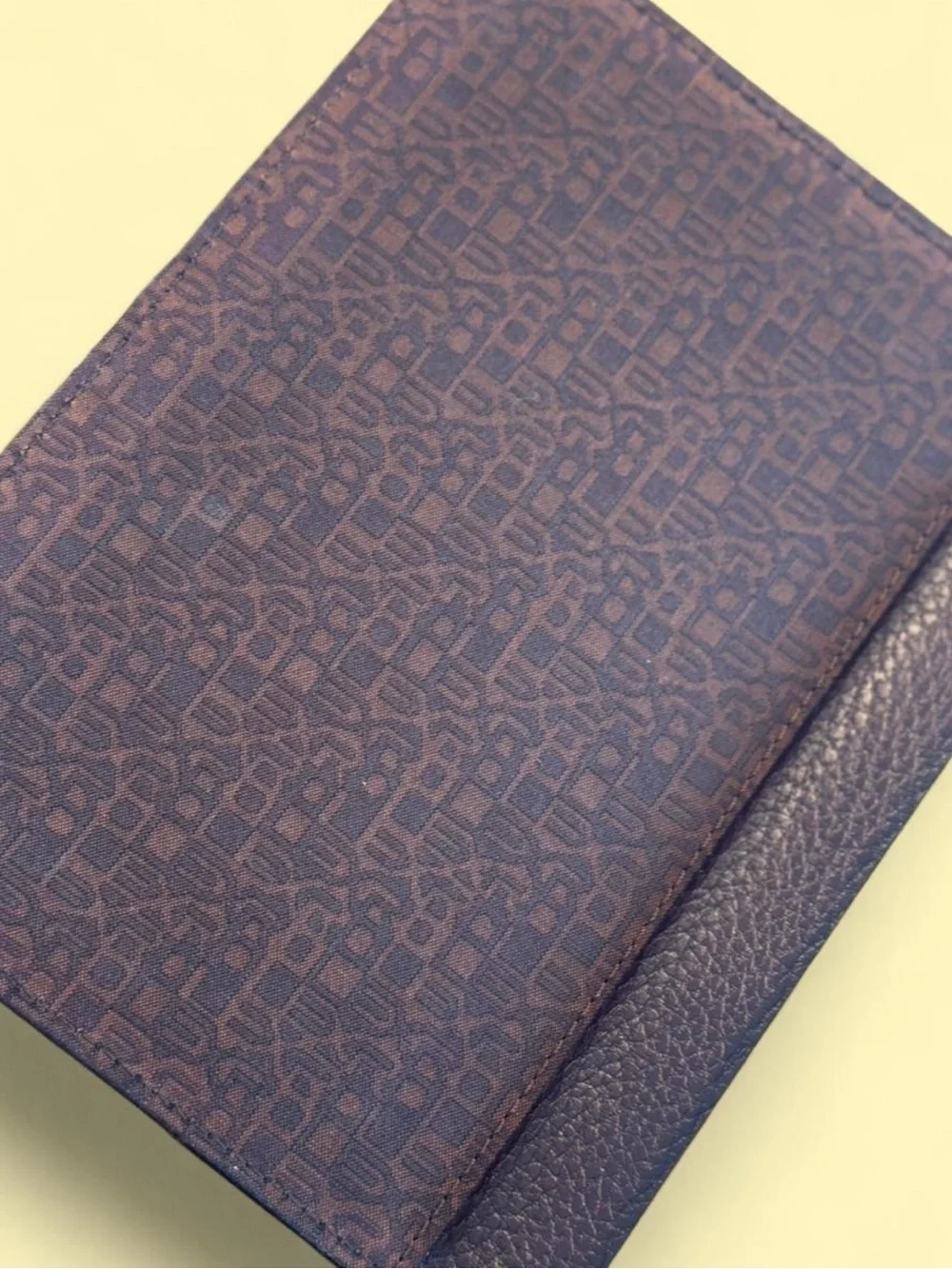 Authentic Vintage Rolex pebbled leather notebook